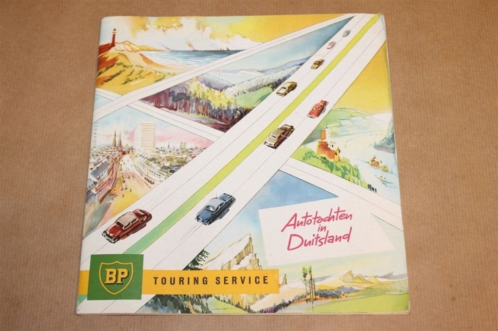 Autotochten in Duitsland - Oude BP uitgave ca 1950 !!, Ophalen of Verzenden, Zo goed als nieuw, Europa