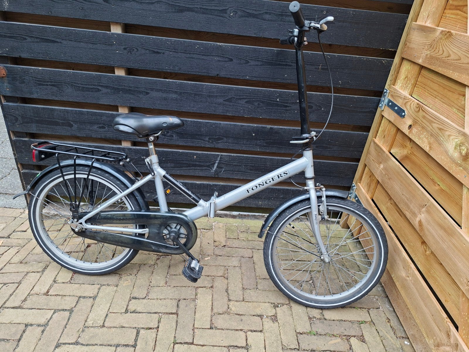 Fongers vouwfiets - Ideaal voor woon-werkverkeer of camping, Gebruikt, Minder dan 14 inch, Velgrem, Totaal opvouwbaar