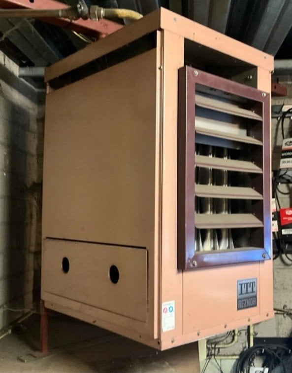 Itt gaskachel werkplaats, Ophalen, Gebruikt, Gas, Hangend