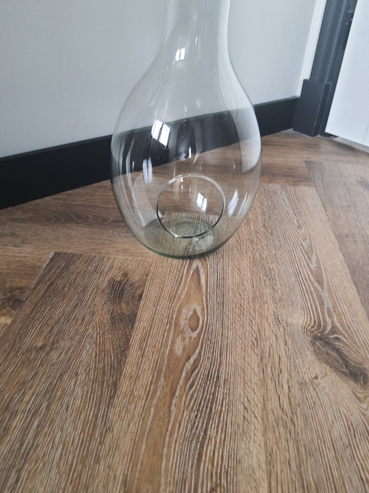 in nieuwstaat mooie stolp/vaas, Glas, Ophalen, Zo goed als nieuw