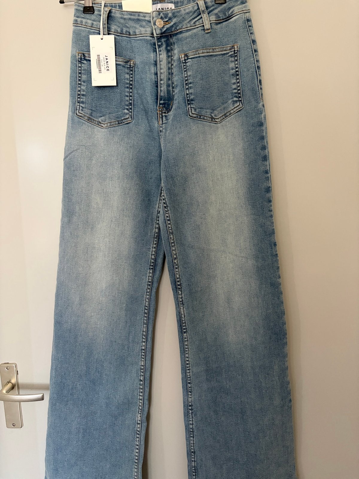Janice The Jagger high-rise wide leg jeans mt 29, Ophalen of Verzenden, Nieuw, Blauw, W28 - W29 (confectie 36)