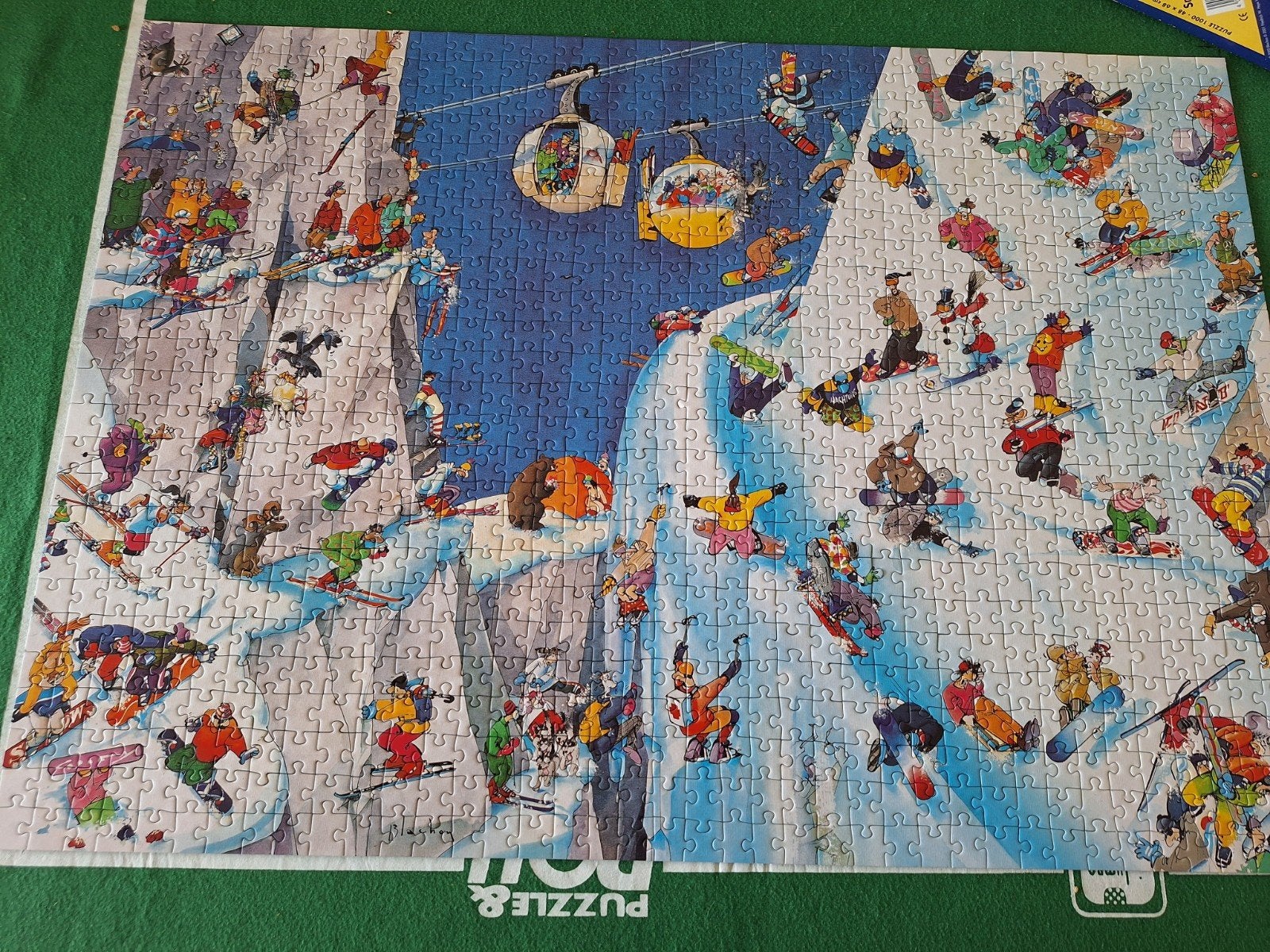 Heye Blachon Snowboard Mania – Puzzel 1000 stukjes, Ophalen of Verzenden, 500 t/m 1500 stukjes, Zo goed als nieuw