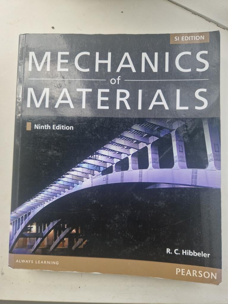 Mechanics of Materials - R.C. Hibbeler (9e editie), Ophalen, Gelezen, Werktuigbouwkunde, R.C. Hibbeler