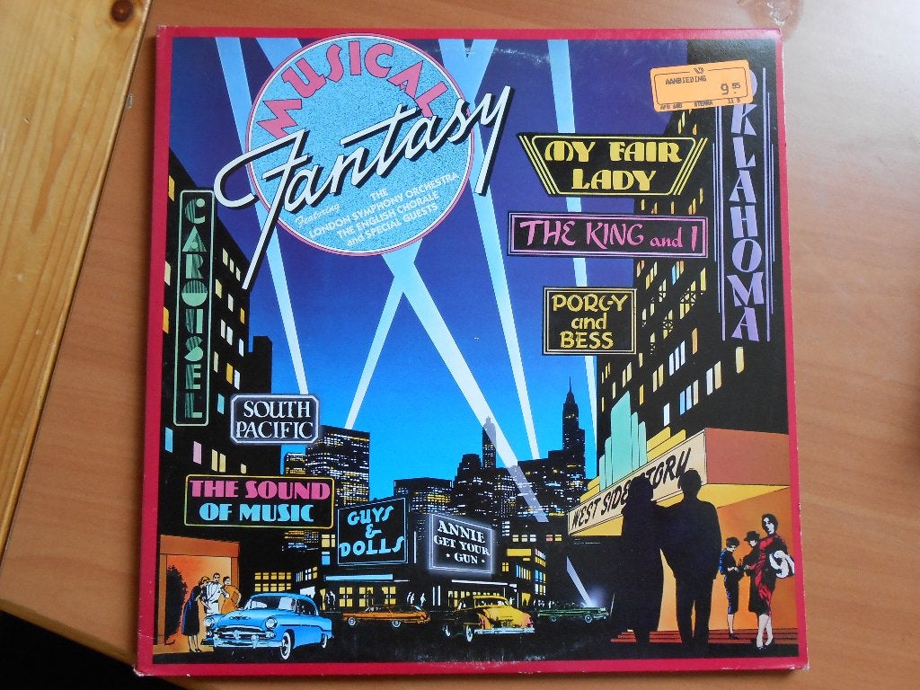 dubbel LP Musical Fantasy tracks uit bekende musicals, Cd's en Dvd's, Vinyl | Filmmuziek en Soundtracks, Musical, Ophalen of Verzenden