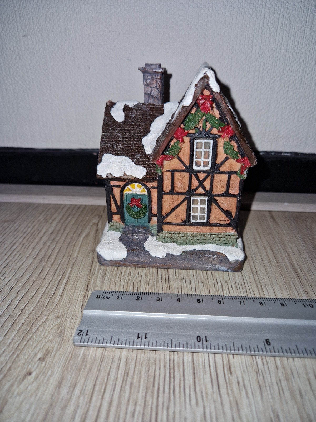 Kerstdorp decoratie huisje, Diversen, Ophalen of Verzenden, Gebruikt