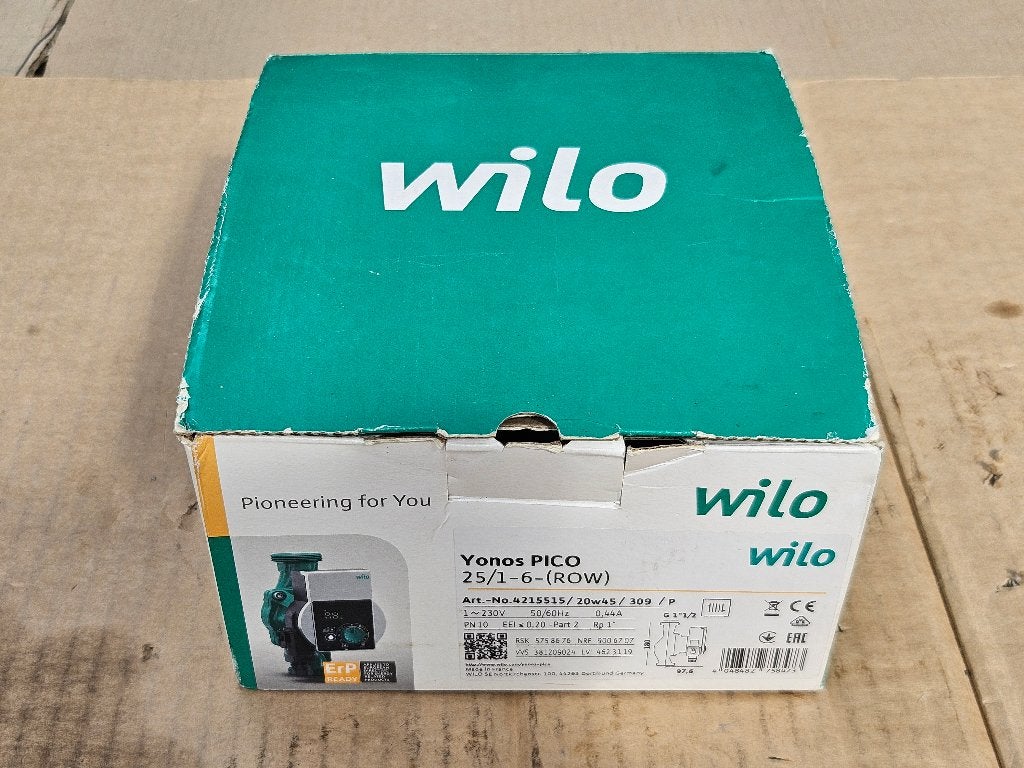 WILO YONOS PICO 4215515 25/1-6-(ROW), Tuin en Terras, Waterpompen, WILO, WILO, Overige typen, Nieuw