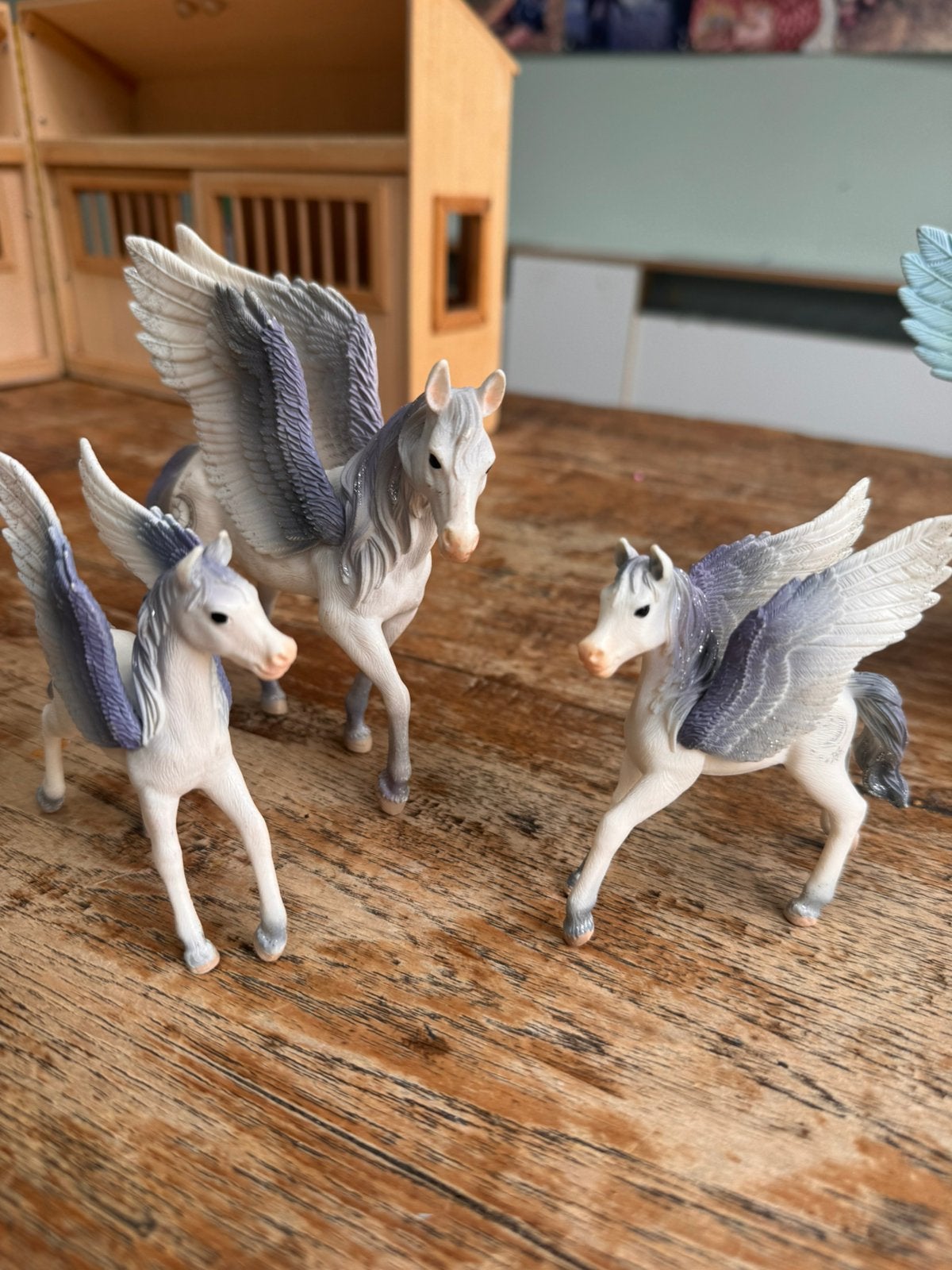 Schleich eenhoorns, Verzamelen, Ophalen of Verzenden, Zo goed als nieuw