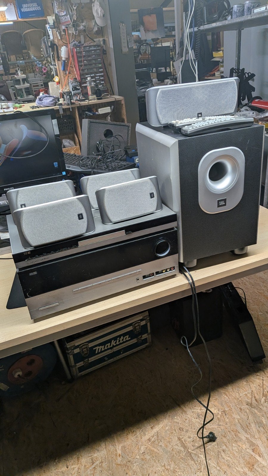 Harman Kardon AV 132 Soundsystem met JBL Boxen en DVD-speler, Audio, Tv en Foto, Ophalen of Verzenden