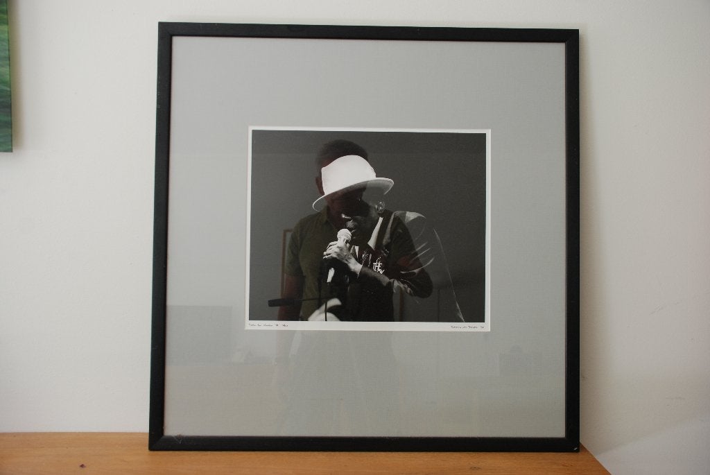 John Lee Hooker in 1988, Ophalen, Gedateerd, Portret of Personen, Realistisch