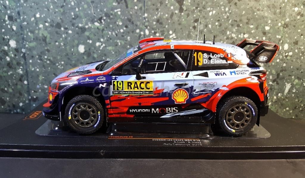 Hyundai i20 WRC #19 LOEB 1:18 V473, Verzenden, Nieuw, Motor, Overige merken