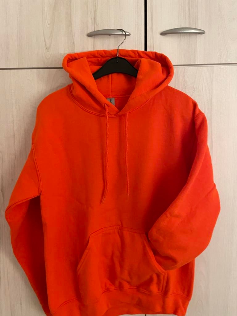 Oranje Koningsdag trui - Maat S, Ophalen of Verzenden, Zo goed als nieuw, Maat 36 (S), Oranje
