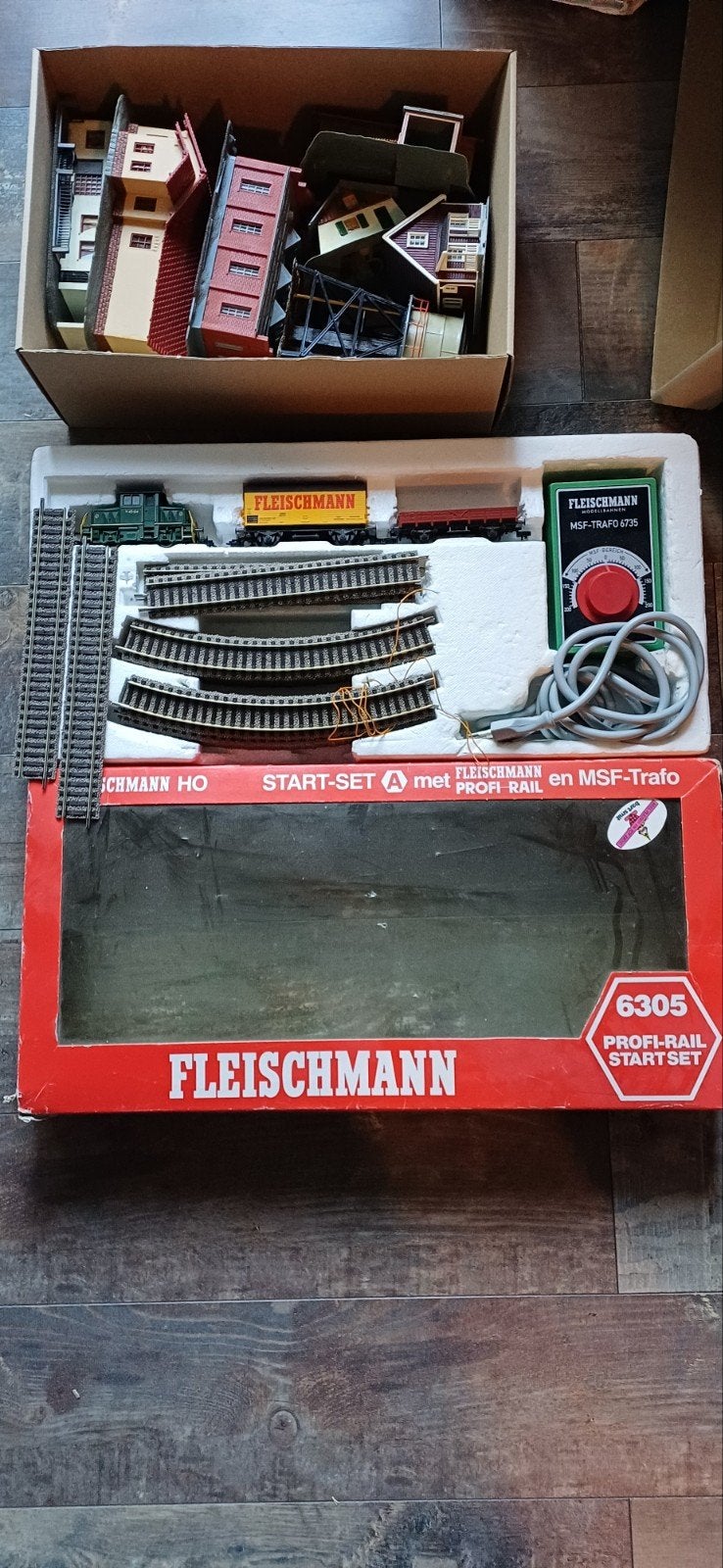 Fleischmann HO 6305 & extra accessoires, Ophalen of Verzenden, Gelijkstroom, Treinset, Fleischmann