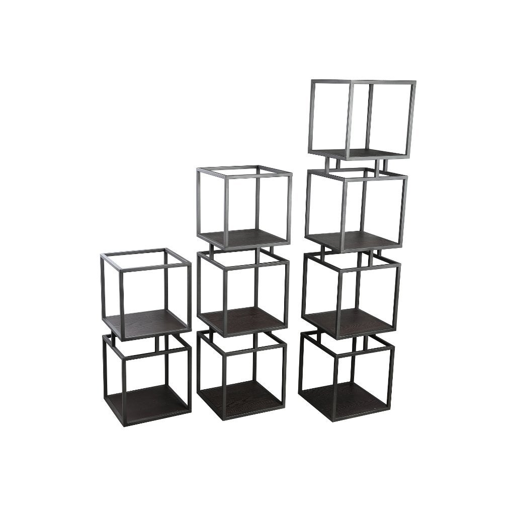 NIEUWE Zwart metalen open kasten PTMD kubussen * 30% KORTING, Zwart, Pietseweg 13A Oud Gastel, Info@ptmd.nl, Nieuw