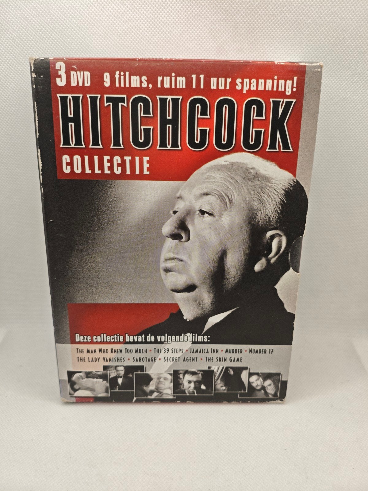 3 dvd Hitchcock collectie dvd box, Ophalen of Verzenden, Zo goed als nieuw