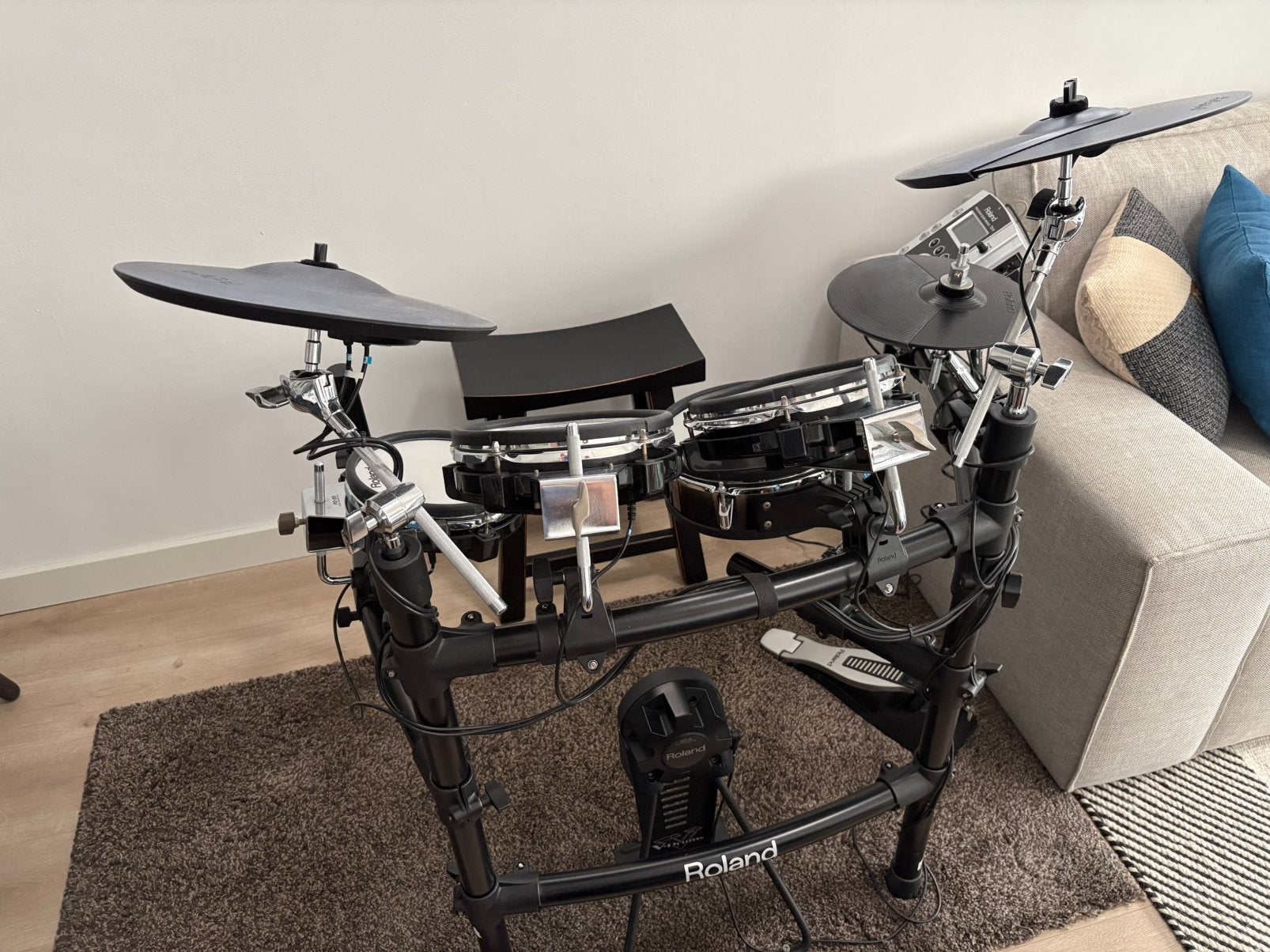 Elektronisch Drumstel Roland TD9KX, Ophalen, Gebruikt, Roland, Elektronisch