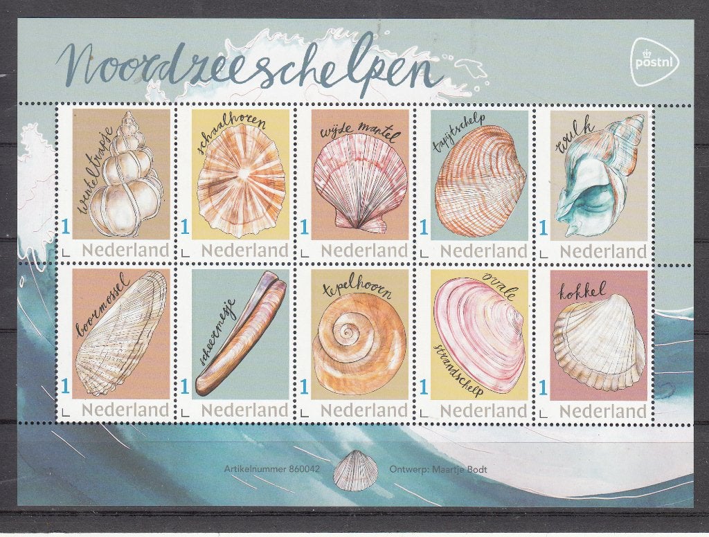 persoonlijke 2026 thema: Noorzeeschelpen, tokkel, mossel, Ophalen of Verzenden, Na 1940, Postfris