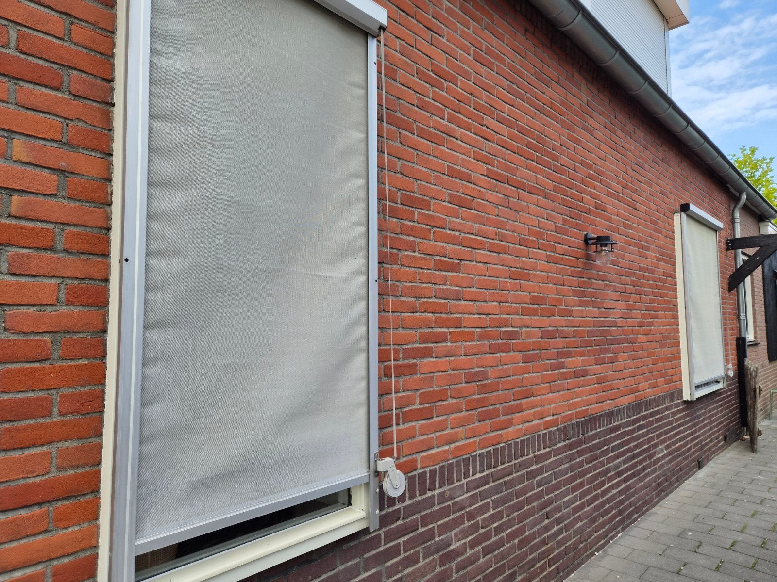 screens grijs/beige, Ophalen, Gebruikt, 250 cm tot 450 cm, Minder dan 150 cm