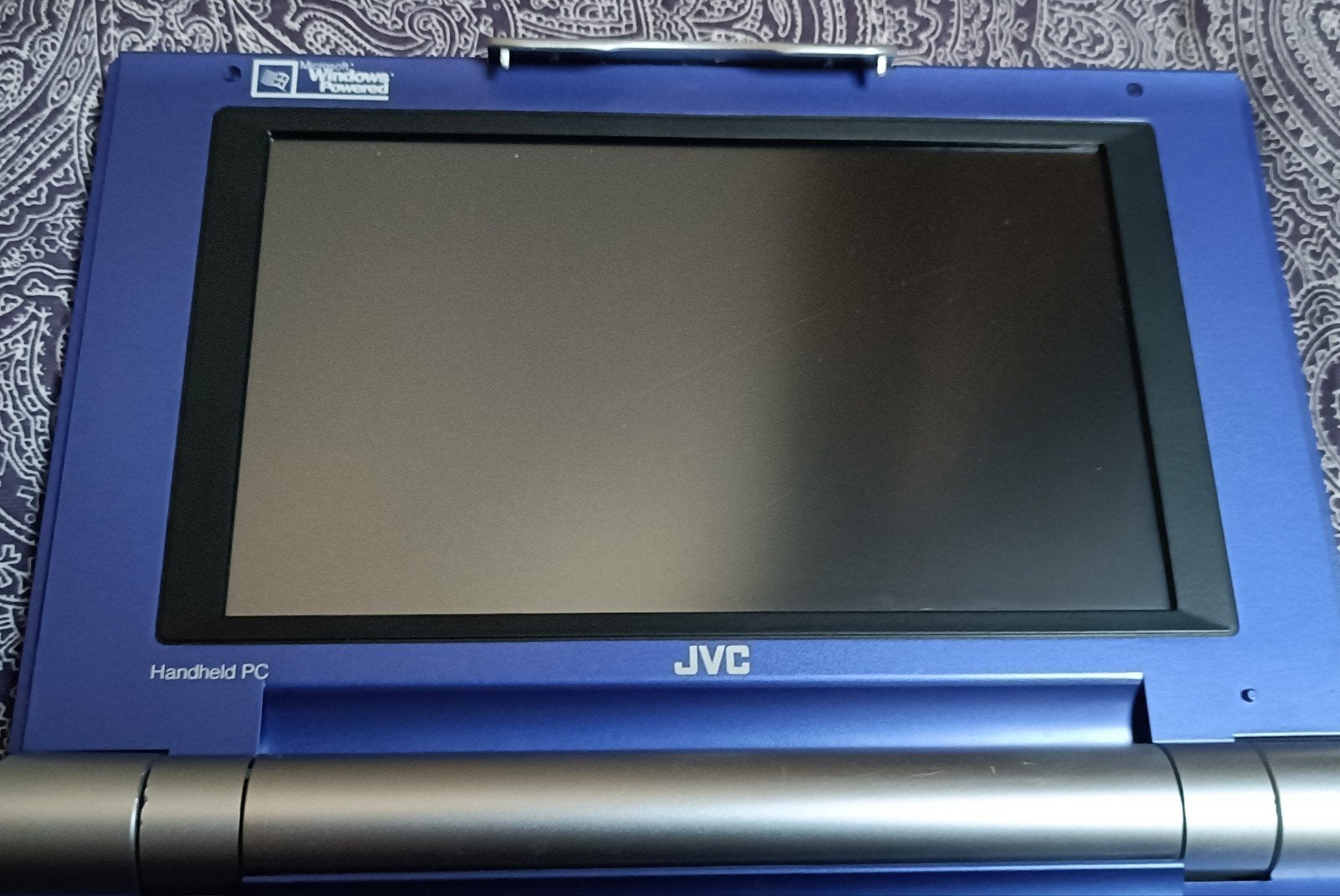 Zeldzame JVC MP-C33DE-BU Handheld PC – Blauw, Windows Power, Computers en Software, Vintage Computers, Ophalen