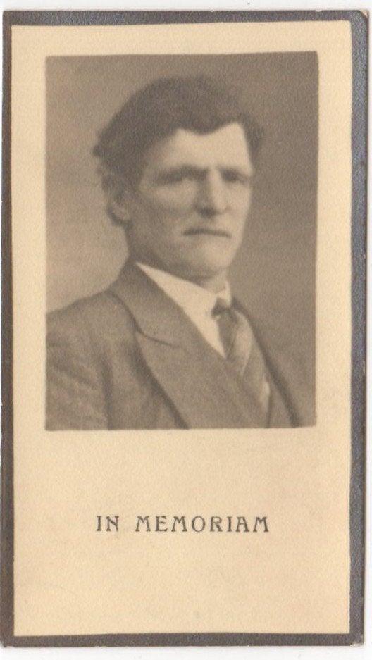Antonius van der Velden 1881 Bergen op Zoom + 1943, 62 jaar, Ophalen of Verzenden