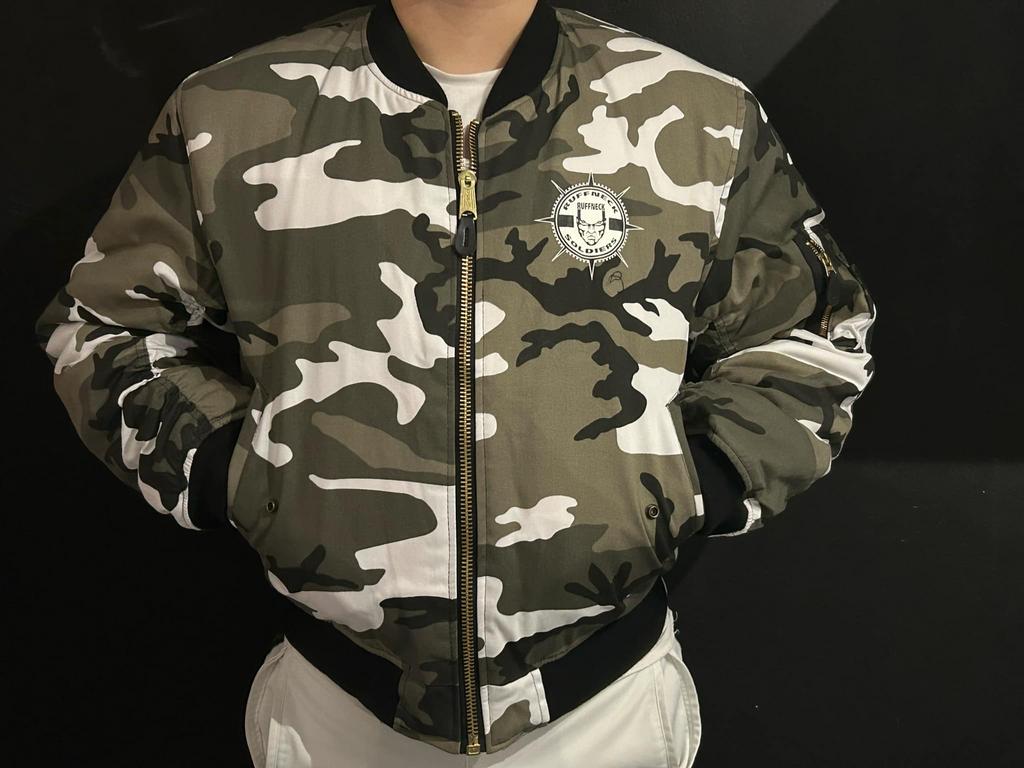 Ruffneck Soldiers Bomber Camo Grey, Kleding | Heren, Ophalen of Verzenden, Nieuw, Maat 52/54 (L), Grijs