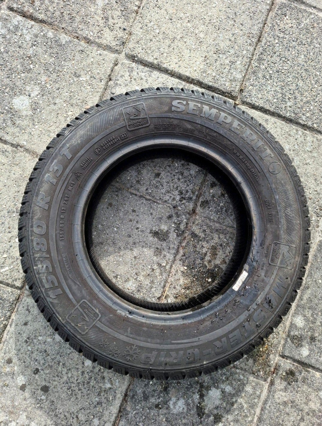 4 banden 185/55 R 13 97T Semperit Master grip, Auto diversen, Aanhangwagen-onderdelen, Ophalen, Zo goed als nieuw