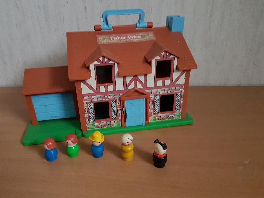 ficher price meeneem huis met gezin voor 25 euro, Ophalen of Verzenden, Zo goed als nieuw, Speelset