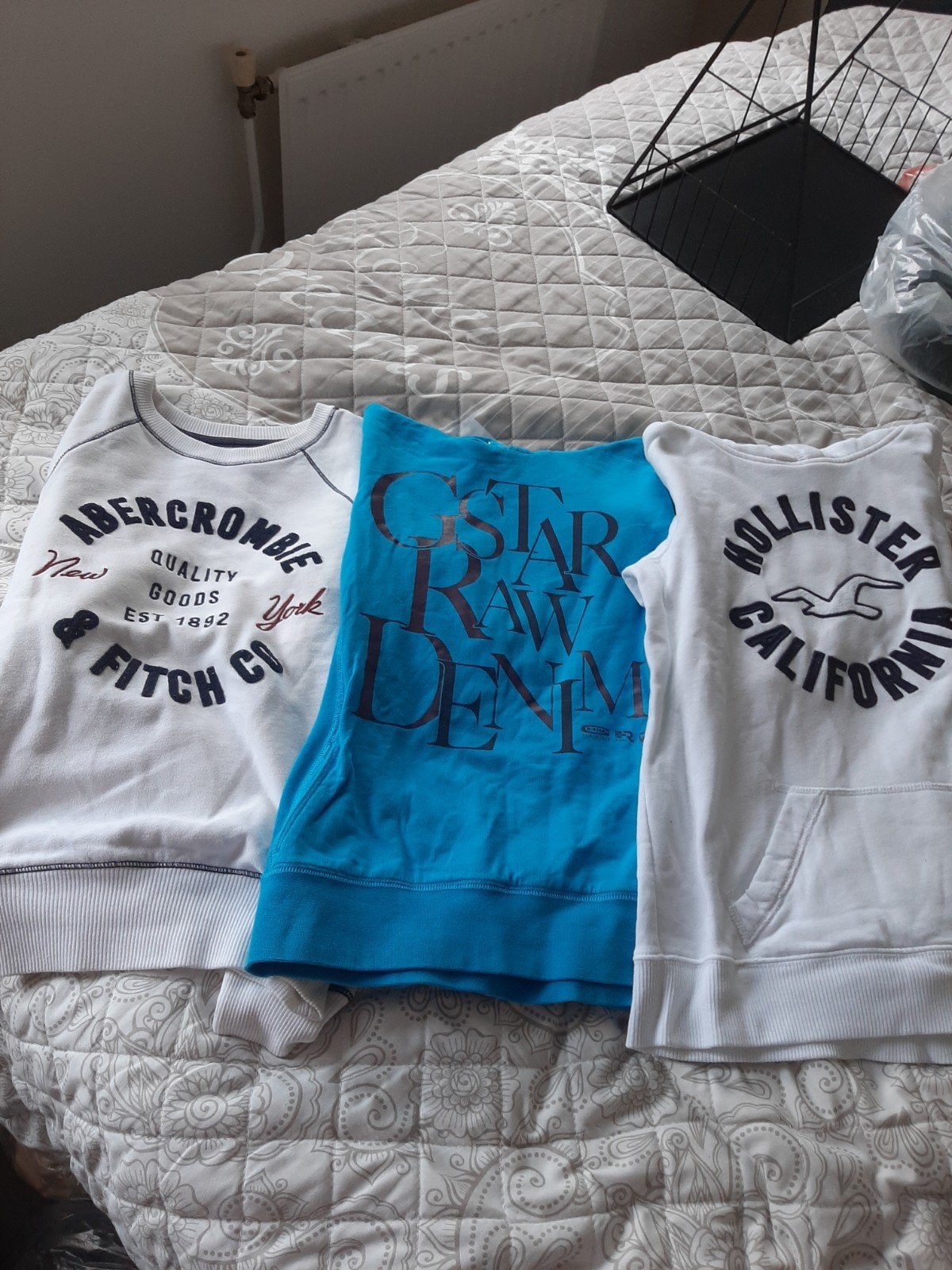 mooie truien hollister gstar abercrombie maat xs 9.95 pst, Kleding | Dames, Truien en Vesten, Gstar, Blauw, Ophalen of Verzenden