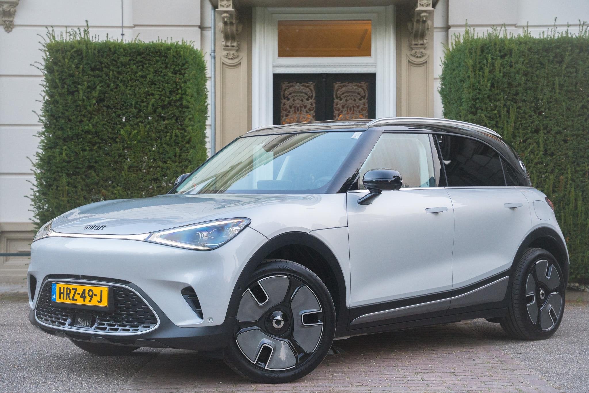 smart #1 Premium 66 kWh PANO | LEDER | 360 CAM | KEYLESS | M, Auto's, Automaat, Achterwielaandrijving, Gebruikt, Zwart