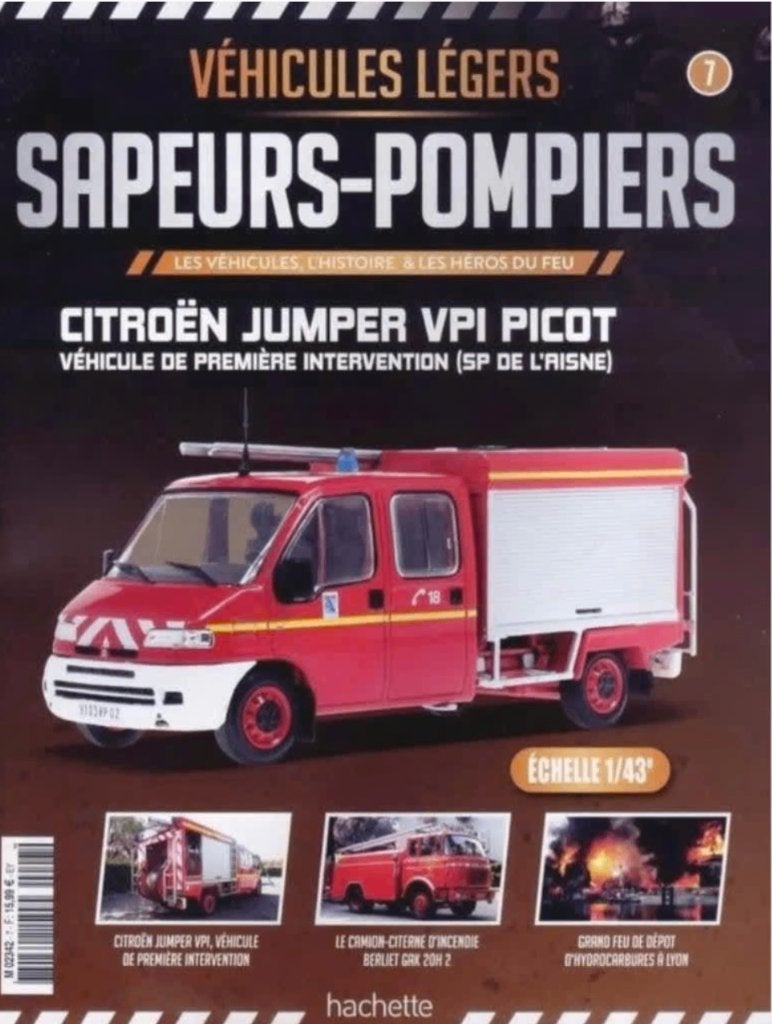 Citroen Jumper PI Picot brandweer schaal 1/43 # 7, Verzenden, Nieuw, Bus of Vrachtwagen, Overige merken