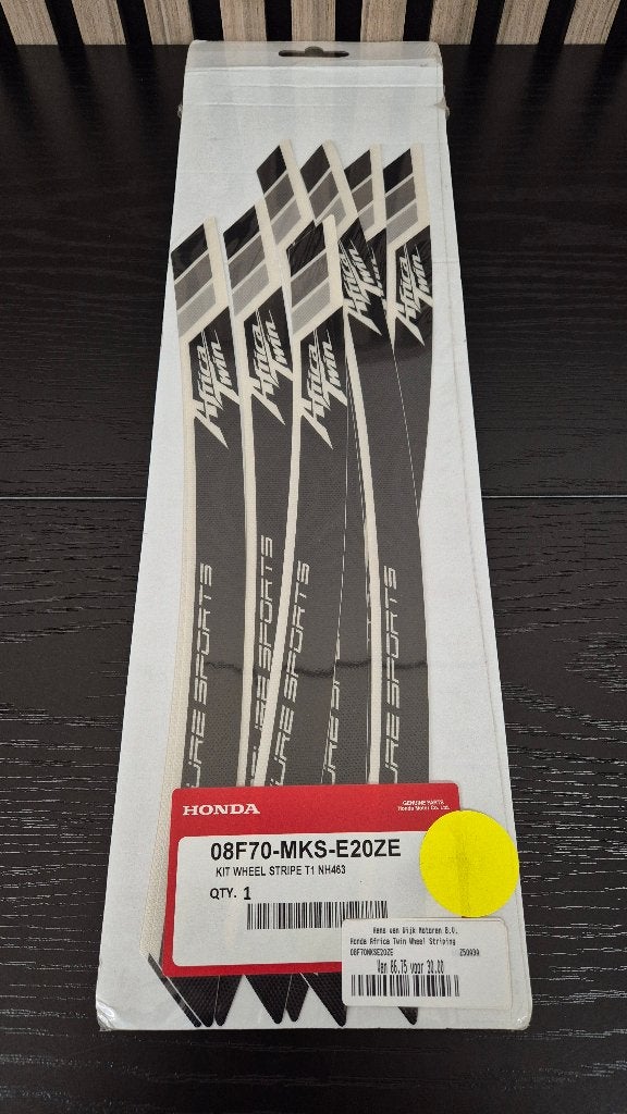 Honda Africa Twin Wheel Striping 08F70MKSE20ZE, Motoren, Ophalen of Verzenden