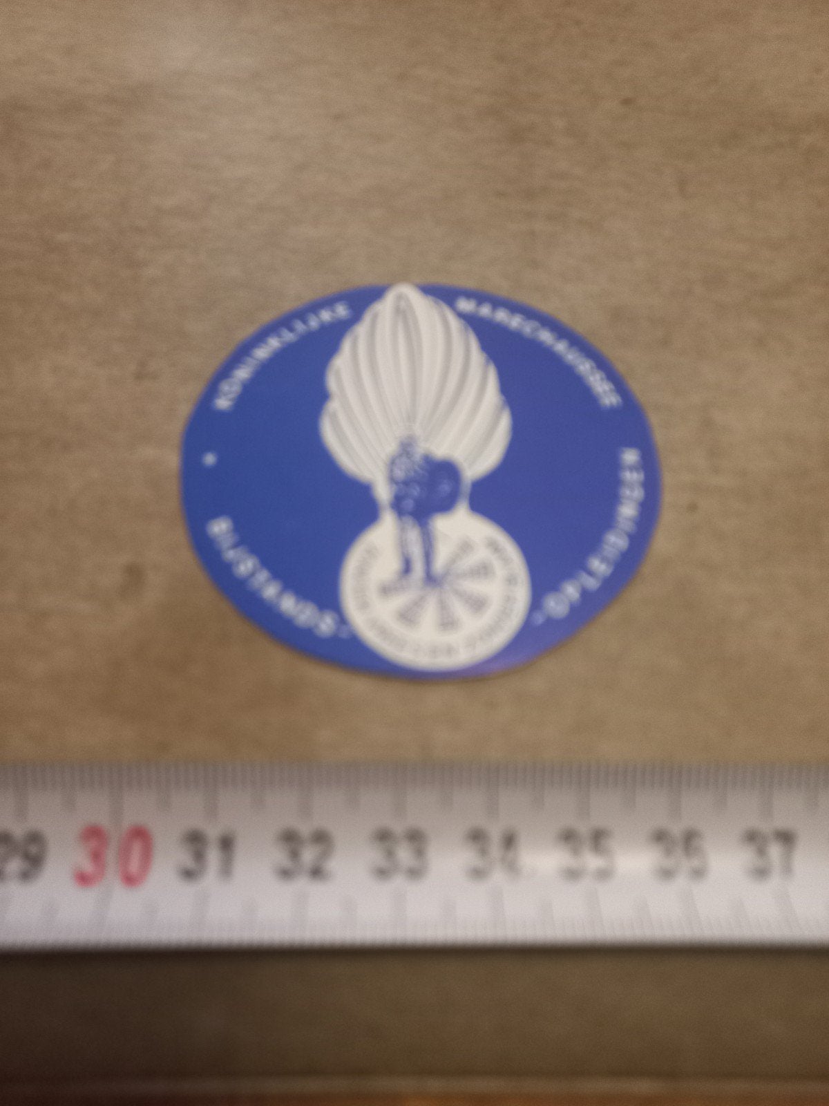 Koninklijke Marechaussee Opleidingen sticker, Verzamelen, Ophalen of Verzenden, Zo goed als nieuw