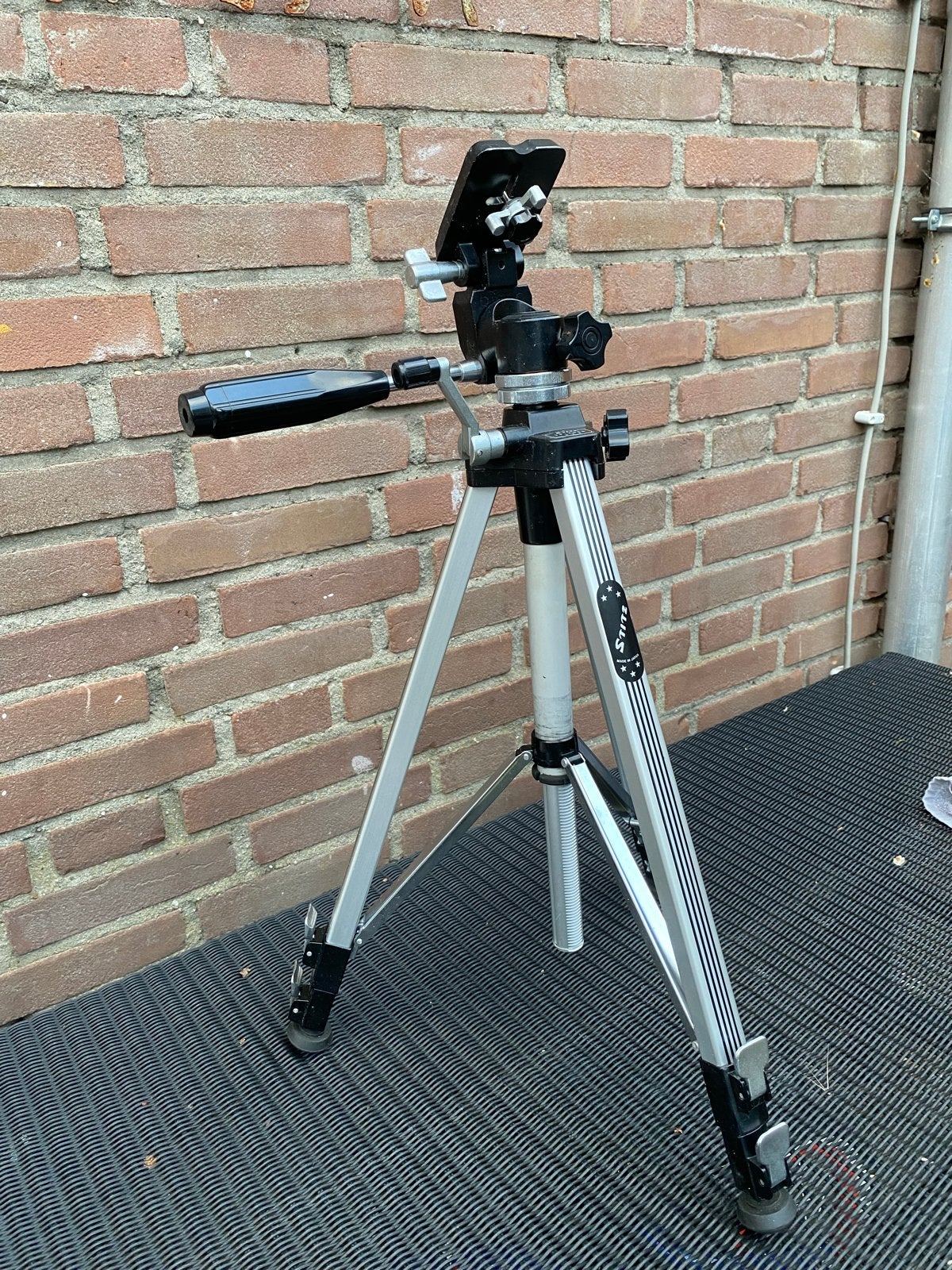 Tripod ‘STITZ’,  uitschuifbaar statief, model TP-3UEB., Gebruikt, 150 tot 175 cm, Met balhoofd, Ophalen of Verzenden