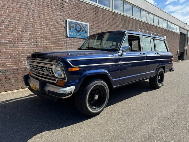 Jeep Wagoneer 1980 LPG, Auto's, Blauw, Vierwielaandrijving, SUV of Terreinwagen, LPG