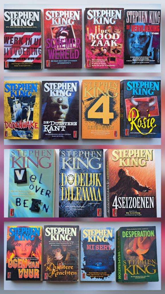 15 Stephen King boeken/pockets - Diverse titels, Ophalen of Verzenden, Gelezen