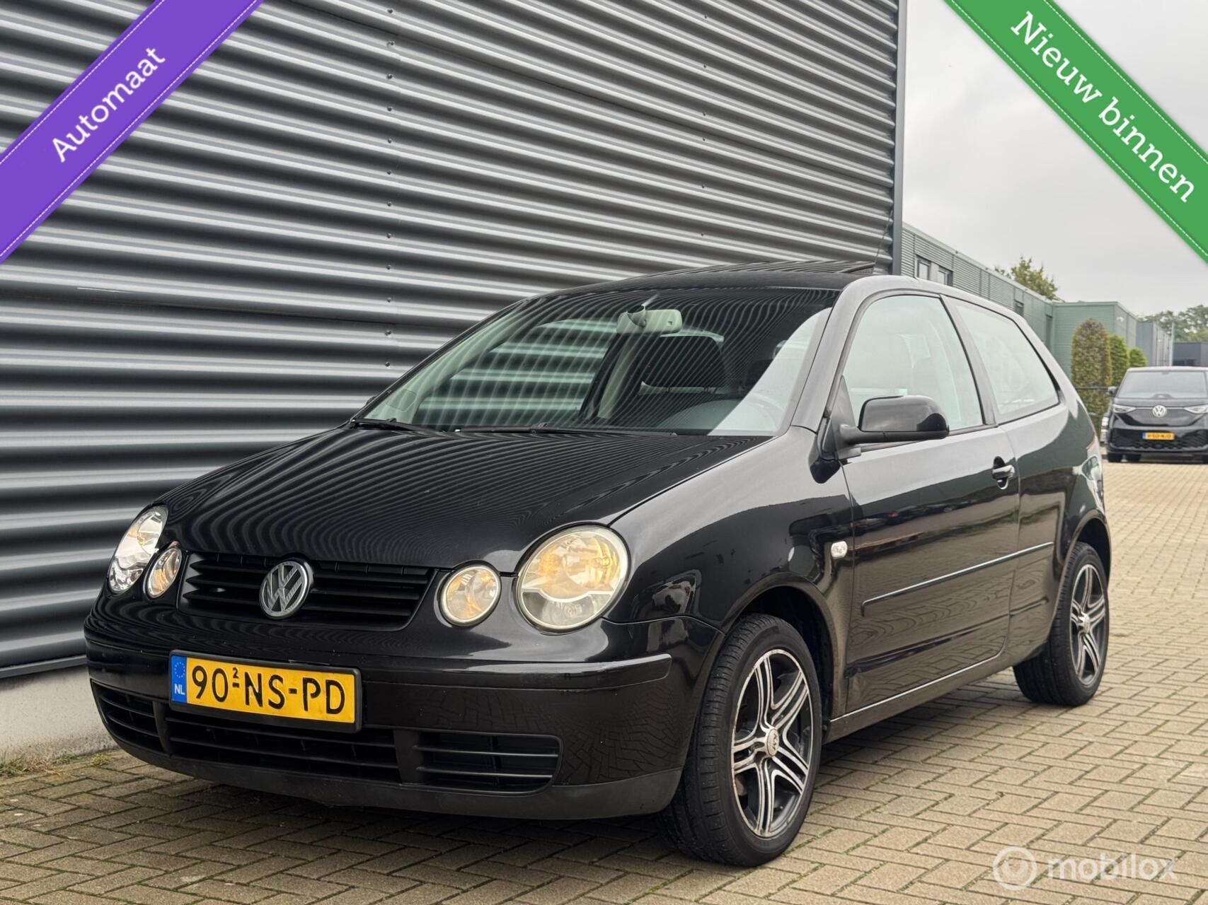 Volkswagen Polo 1.4 Sport Automaat /Panorama /full Option, Auto's, Zwart, Bedrijf, Euro 4, 500 kg