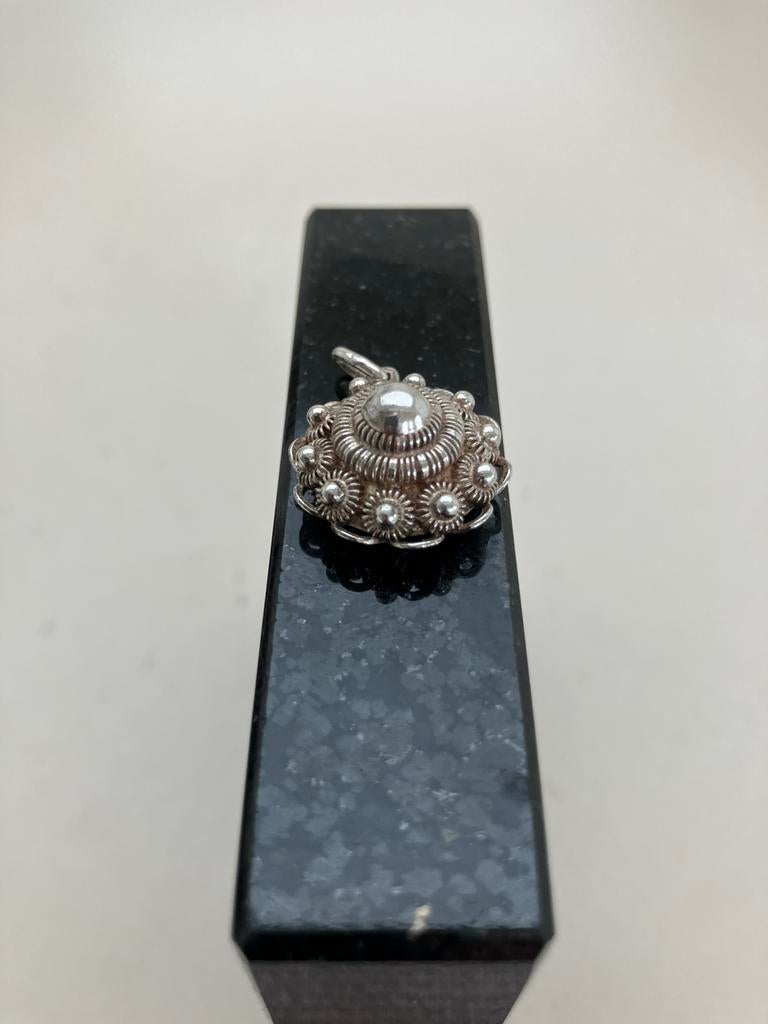 Zilveren hanger Zeeuwse knoop, Ophalen of Verzenden, Zo goed als nieuw, Zilver