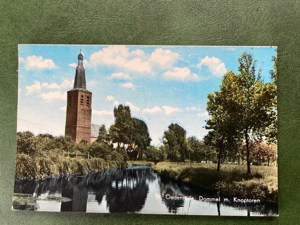 ansichtkaart / kaart van St. Oedenrode, Dommel, Knoptoren., Verzamelen, Verzenden, 1960 tot 1980