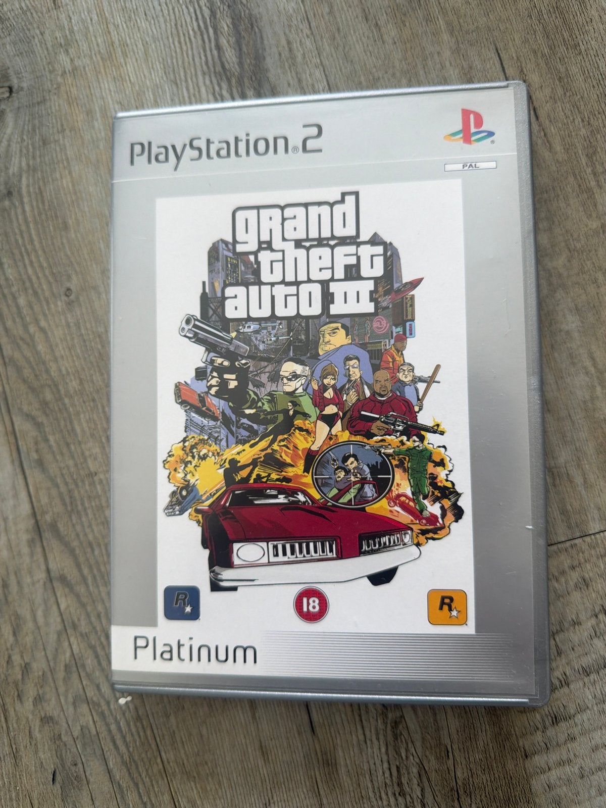 Grand Theft Auto III (GTA 3) Platinum PlayStation 2, Ophalen of Verzenden, Gebruikt, Met games