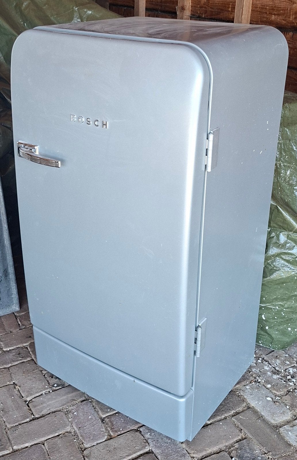 Amerikaanse (zoals Smeg) koelkast losstaand van Bosch, Ophalen, Gebruikt, 200 liter of meer, 60 cm of meer