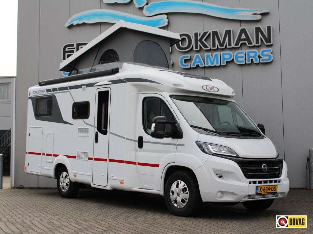 LMC Cruiser 646 Enkele bedden Hefdak Trekhaak Bearlock, Ringverwarming, Fiat, Bedrijf, Half-integraal
