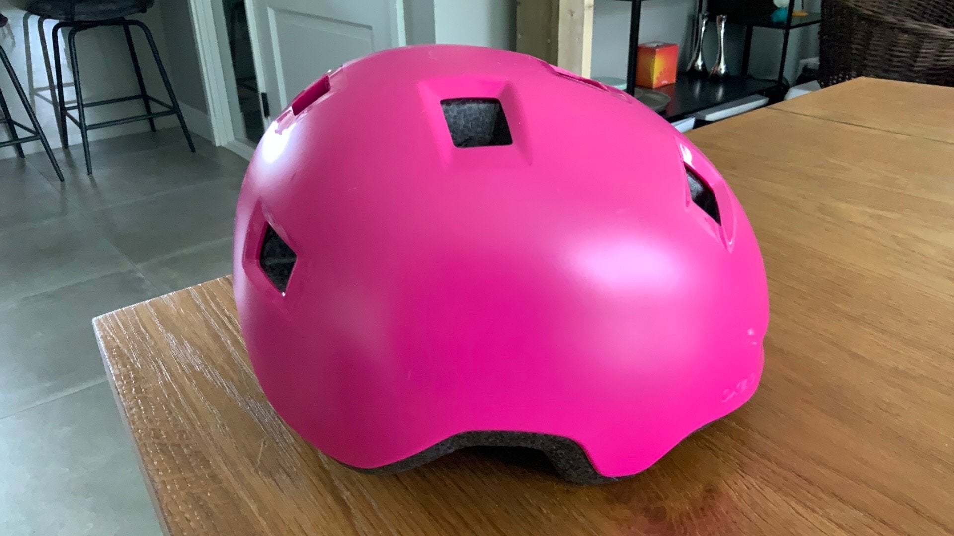 Roze fietshelm voor kinderen, Ophalen, Gebruikt, Overige maten, Jongen of Meisje