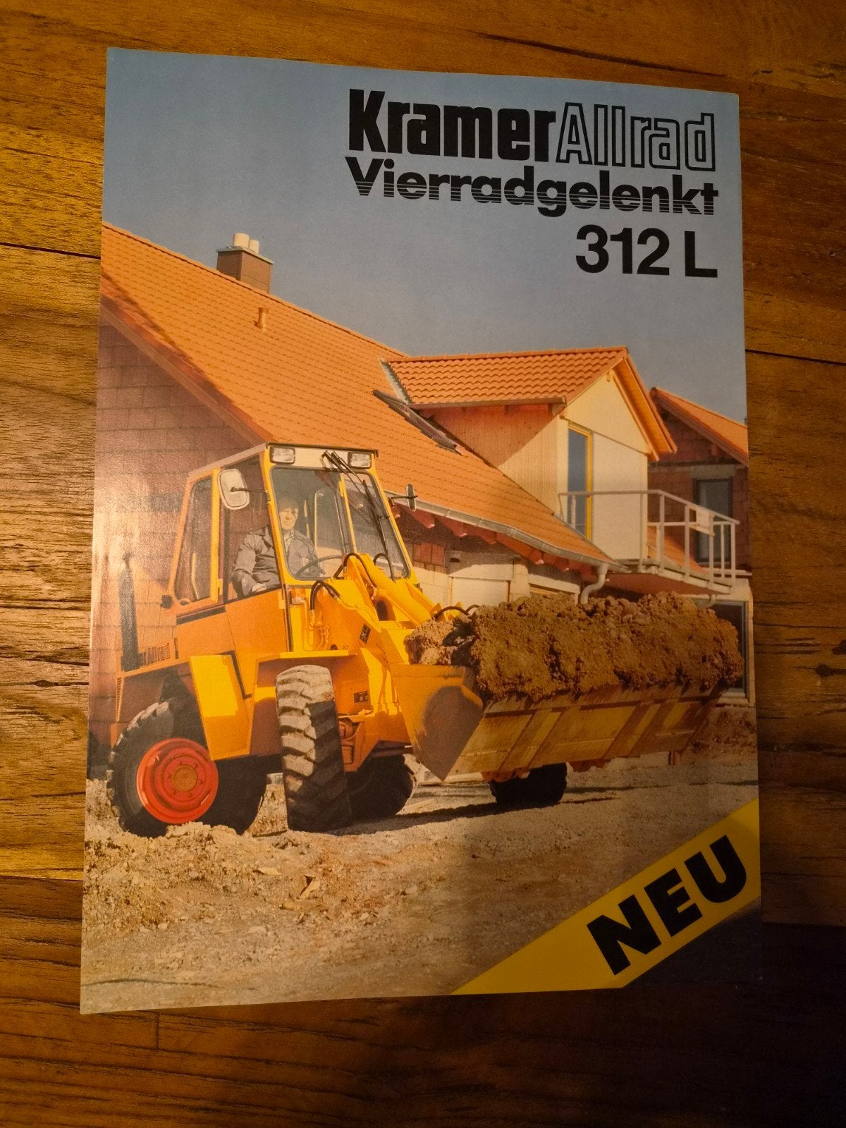 folder Kramer Allrad 312 L wiellader shovel, Ophalen of Verzenden