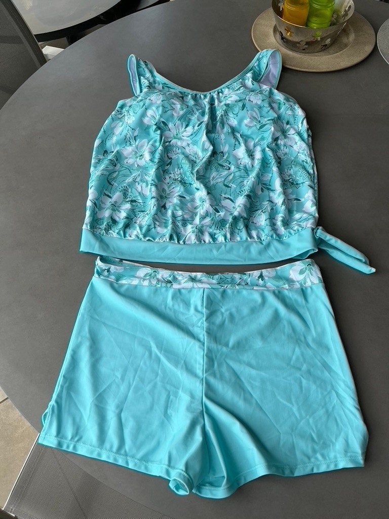 Nieuwe blauw/witte Atelier Barnhardt tankini, mt 3XL = XL, Overige typen, Nieuw, Atelier Barnhardt, Verzenden