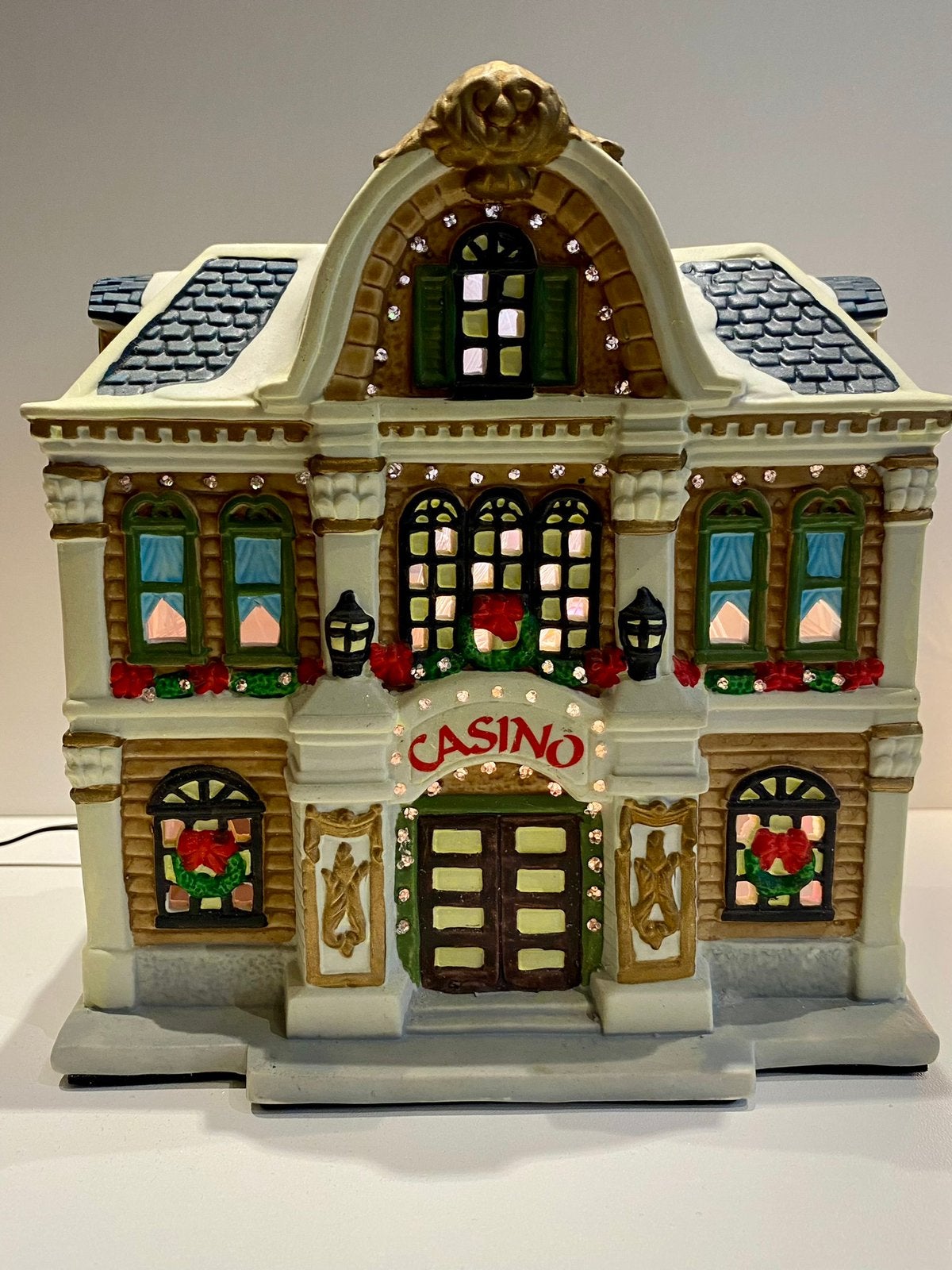 Dickensville Collectibles Casino (Fiber Verlichting), Diversen, Verzenden
