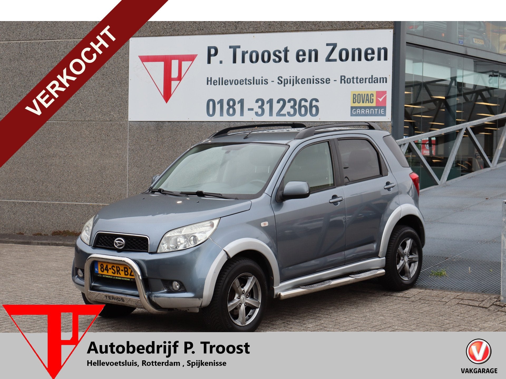 Daihatsu Terios 1.5-16v 4WD Nederlandse auto/Airco/Elektrisc, Auto's, 1350 kg, Gebruikt, Zwart, 1165 kg