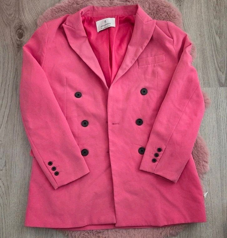 Roze blazer Stradivarius, maat S, Kleding | Dames, Verzenden, Zo goed als nieuw, Jasje, Roze