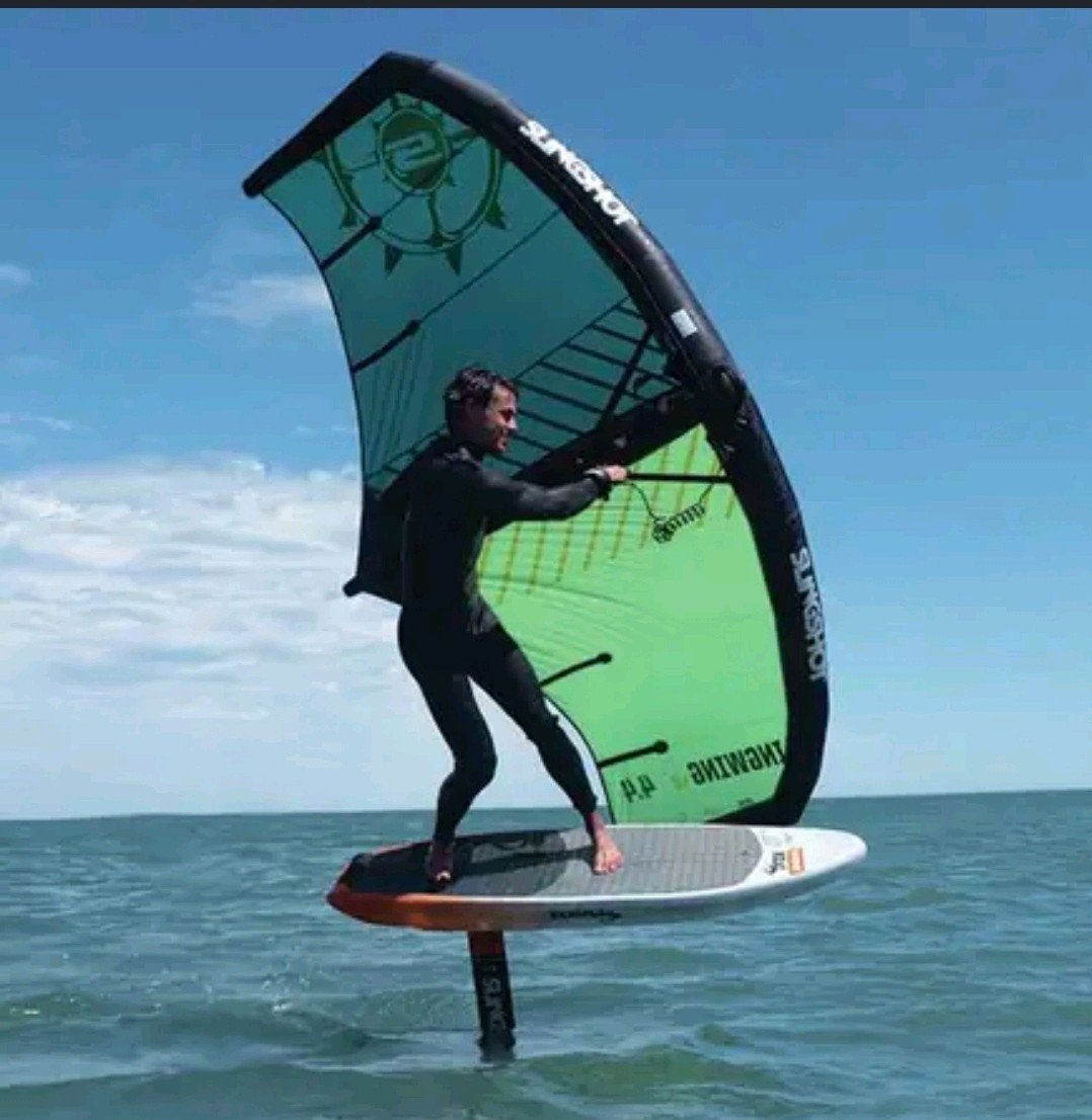 wingfoil Slingshot wings Slingwings V2 - 4.4m2 &  6.4m2, Ophalen of Verzenden, Gebruikt, Wingsurf-wing