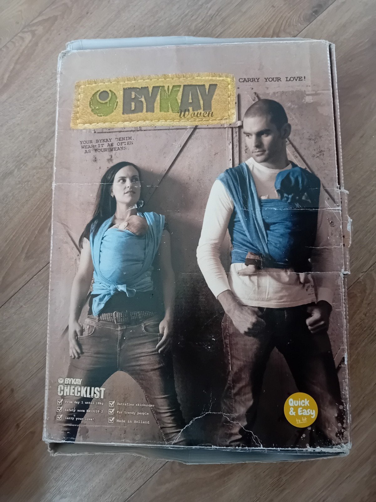 ByKay Denim Draagdoek Maat 6 - Zo goed als nieuw, Ophalen of Verzenden