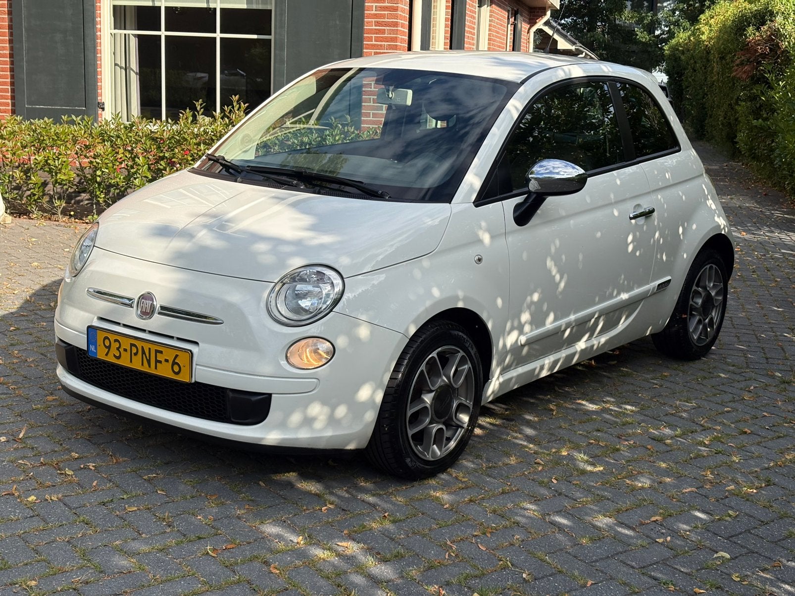 Fiat 500 0.9 Twinair 2011 Wit, Auto's, Fiat, Voorwielaandrijving, 31 €/maand, Origineel Nederlands, 85 pk