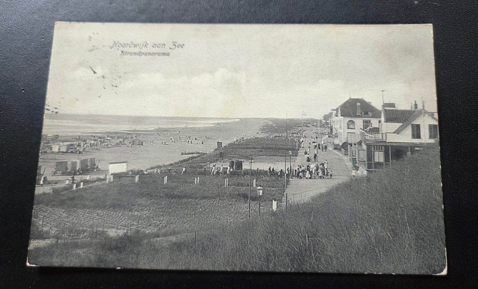Strandpanorama - Noordwijk aan Zee, Verzenden, Voor 1920, Gelopen, Zuid-Holland